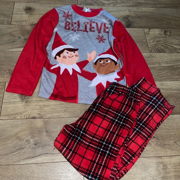 Elf on the shelf pajamas kids size medium - Picture 1 of 5